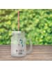 Mr. & Mrs. Panda Trinkglas Mason Jar Einhorn Spaziergang mit Spruch in Transparent