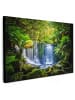 OnlyWow Leinwand Bilder Dschungel Wasserfall