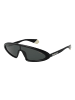 Polaroid Unisex Sonnenbrille Mono-Objektiv Schwarz