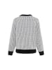 caspio Women Cardigan in Black Offwhite