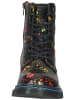 DOCKERS Stiefelette in Schwarz Multi