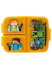 Minecraft Minecraft Kinder Brotdose – Lunchbox mit 3 Fächern & tollem Design in Grün