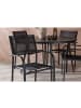 ebuy24 Gartenset BreakSantorini Schwarz 120 x 120 cm