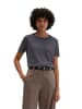 Marc O'Polo Kurzarm-Pullover regular in Blue Graphite