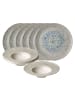Ritzenhoff & Breker 12er Set Gourmet-Set Rimini Mosaik in grau