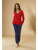 Vivance Active Pyjama in rot-navy