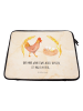 Mr. & Mrs. Panda Notebook Tasche Huhn Stolz mit Spruch in Vintage