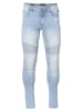 KOROSHI Jeans Biker Skinny Fit in blau