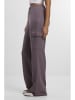 Urban Classics Urban Classics Damen Ladies Baggy Light Terry Sweat Pants in fadedpurple