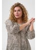 KAFFE curve Langarm-Bluse KCdebri Loose fit in Abstract Leopard