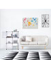 relaxdays Regalsystem in Weiß - (B)66 x (H)98 x (T)32 cm