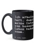 Mr. & Mrs. Panda Tasse Ich arbeite hart, damit... mit Spruch in Schwarz