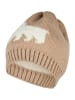 Sterntaler Strickmütze Eisbär in beige