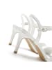 LASCANA High-Heel-Sandalette in weiß