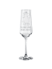 Mr. & Mrs. Panda Champagnerglas Einhorn Joker mit Spruch in Transparent