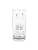 Mr. & Mrs. Panda Wasserglas Axolotl Hurra mit Spruch in Transparent