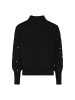 faina Damen Pullover Mit Perlen in SCHWARZ