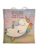 Mr. & Mrs. Panda Einkaufstasche Einhorn Blümchentail Design mit Spruch in Weiß