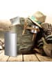 relaxdays 2tlg. Flachmann-Set in Silber
