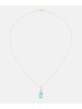 Diamant L'éternel Kette mit Anhänger, mit Blautopas, 375 Gelbgold