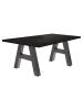58 aufm Kessel ESSTISCH ausziehbar Elia 3 160 x 90 x 75 Esszimmertisch Graphit/Schwarzstahl