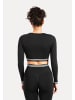SMILODOX Longsleeve Miriel in Schwarz