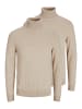 Jack & Jones Pullover Emil Knit in Oatmeal melange