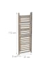 relaxdays Blumentreppe in Grau - (B)41 x (H)108 x (T)40 cm