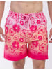 Frozen Cape Badeshorts RIBEIRA in Pink Red