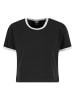 Urban Classics Urban Classics Ladies Contrast Retro T-Shirt in black/white