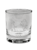 Mr. & Mrs. Panda Whiskey Glas Hase Igel ohne Spruch in Transparent