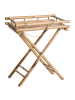 Beliani Badezimmerregal MISICUNI in Naturfarben - (W) 40 x (H) 68 x (L) 60 cm