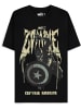 Captain America T-Shirt "Captain America - Zombified Men's Short Sleeved T-shirt" in Schwarz
