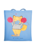 Mr. & Mrs. Panda Tragetasche Fuchs Cheerleader ohne Spruch in Sky Blue