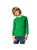 tectake Einfarbiges Langarm-Shirt für Kinder, grün