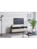 home24 home24 TV-Lowboard in Fichte Hell Dekor & Schwarz in Fichte Dekor