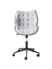 Beliani Bürostuhl LOMPOC in Braun/Grau - (W) 54 x (H) 88 x (L) 56 cm