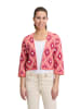 CARTOON Casual-Strickjacke mit 3/4 Arm in Dark Pink-Pink