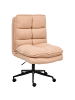 Beliani Chefsessel ADDISON in Rosa/Schwarz - (W) 56 x (H) 98 x (L) 56 cm