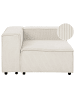 Beliani Sofaelement ARDAL in Weiß/Schwarz - (W) 120 x (H) 68 x (L) 120 cm