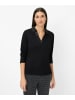 BRAX  V-Kragen Pullover für Damen in schwarz