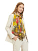 Betty Barclay Sommerschal mit Aufdruck in Khaki/Yellow