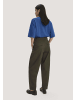 Hessnatur Hessnatur Barrel-Leg Hose Relaxed aus TENCEL™ Lyocell mit Bio-Baumwolle in vintage oliv
