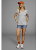 ARIZONA T-Shirt in grau meliert