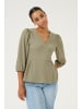 Kaffe Langarm-Bluse KAkatrine Regular fit in Vetiver
