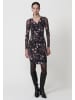 KOROSHI Knielanges Midikleid mit langen Ärmeln in bunt