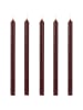 IB Laursen DÜNNE Kerze Dunkelrot Ø 1,3 cm Länge 20 cm 5er Set
