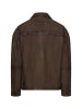 Camel Active Lederjacke mit Innentaschen in Braun