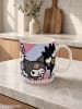 Hello Kitty Hello Kitty Tasse Friends Kuromi Kaffeetasse Becher 320 ml in weiß