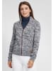 Oxmo Strickjacke OXPhenix 21300540-ME Cardigan mit Stehkragen in Blau